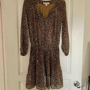 MICHAEL Michael Kors Leopard Print Dress